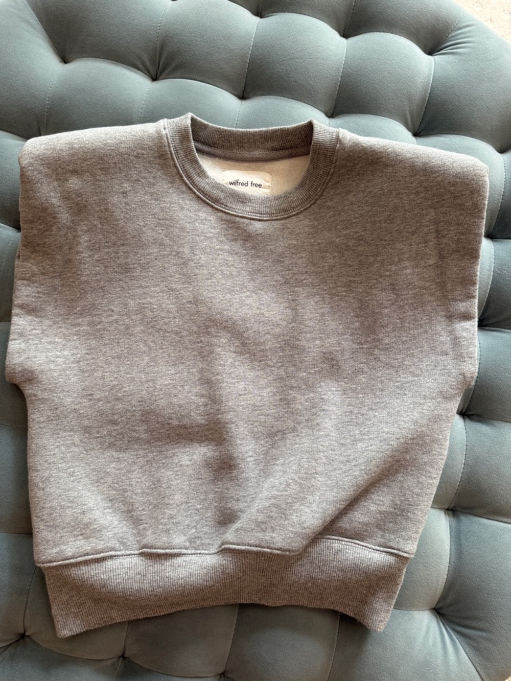 Wilfred Crewneck Sweatshirt in Heather Gray